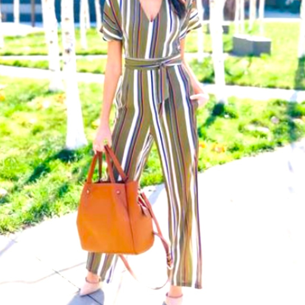 Strangers In The Night Pocketed Jumpsuit